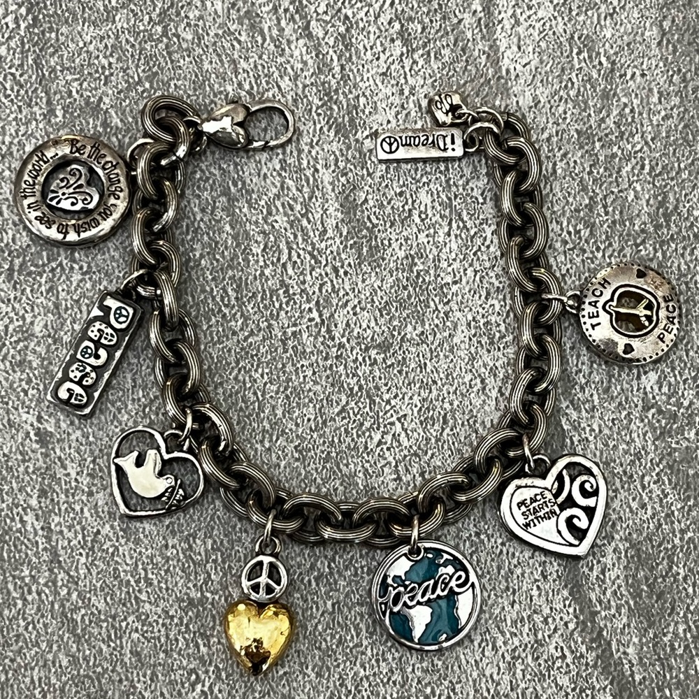 Brighton Peace Charm Bracelet